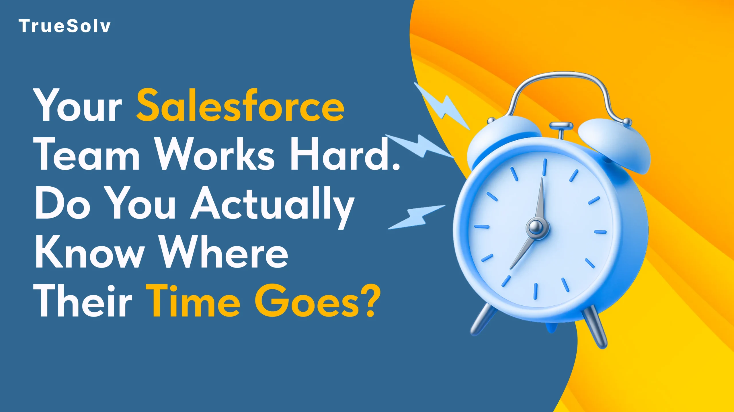 : True Time Tracker Salesforce time tracking dashboard for sales managers